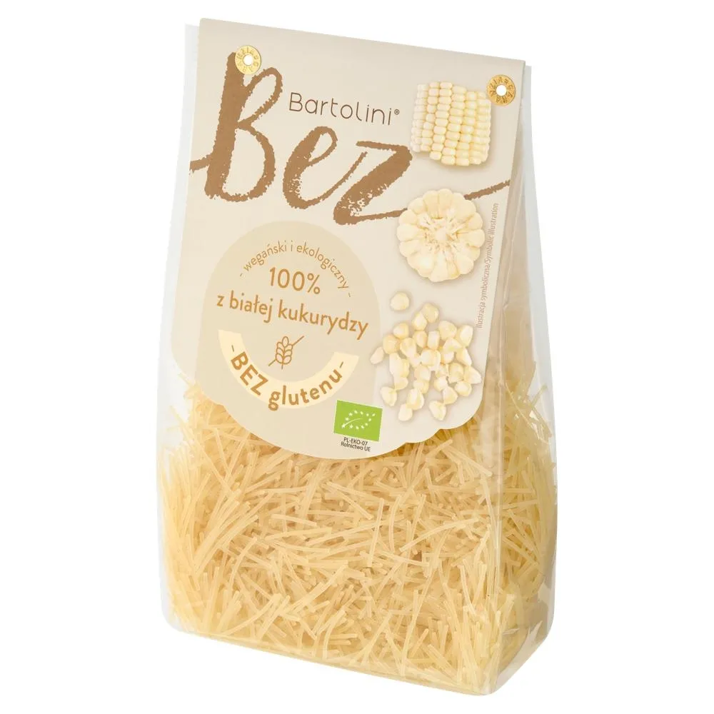 Bartolini Bez Makaron 100 % z białej kukurydzy krajanka 250 g