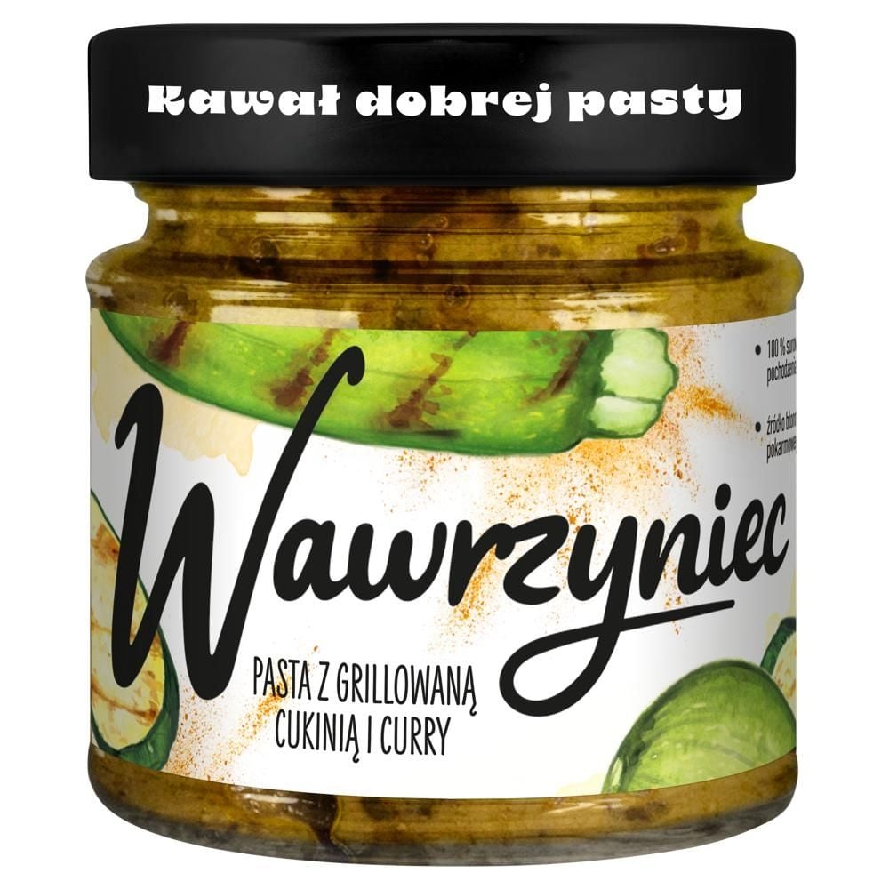 Wawrzyniec Pasta z grillowaną cukinią i curry 180 g