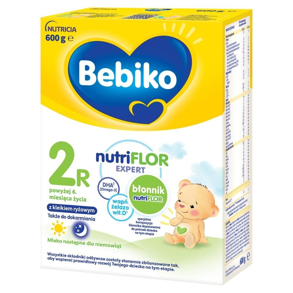 Bebiko 2R Mleko następne dla niemowląt powyżej 6. miesiąca życia 600 g
