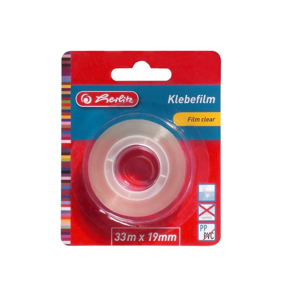 Taśma klejąca Herlitz 33m/19mm przezroczysta