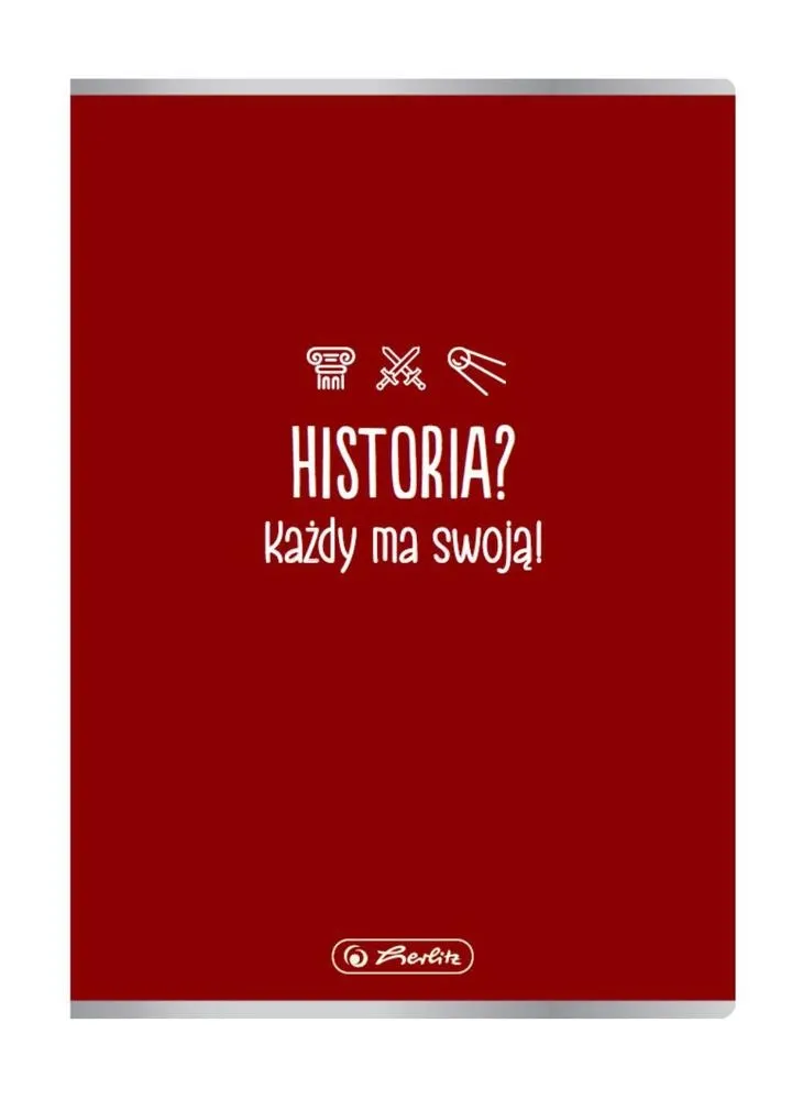 Zeszyt Herlitz przed Historia  A5 60k kratka z marginesem