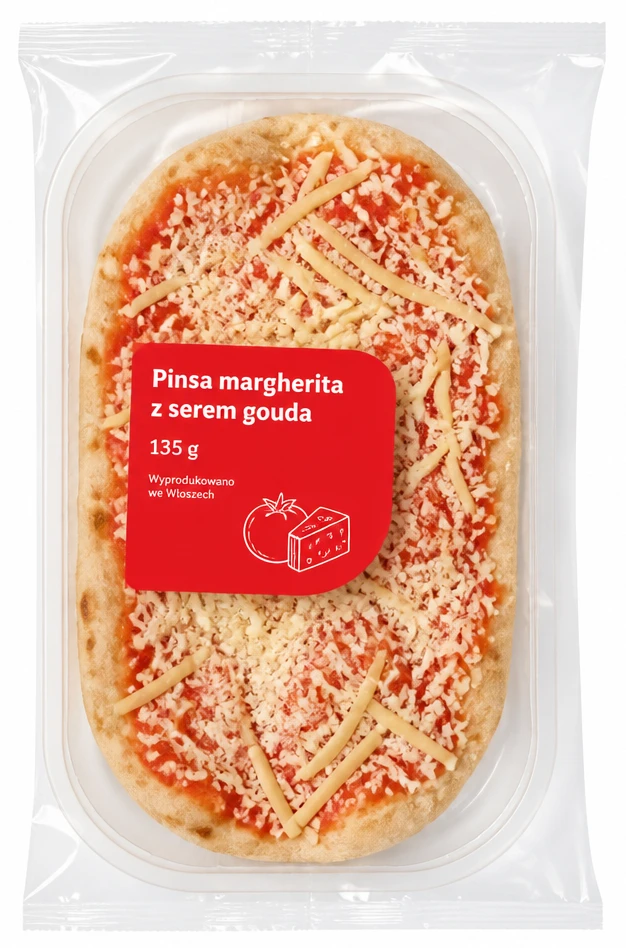 Pinsa margherita z serem gouda