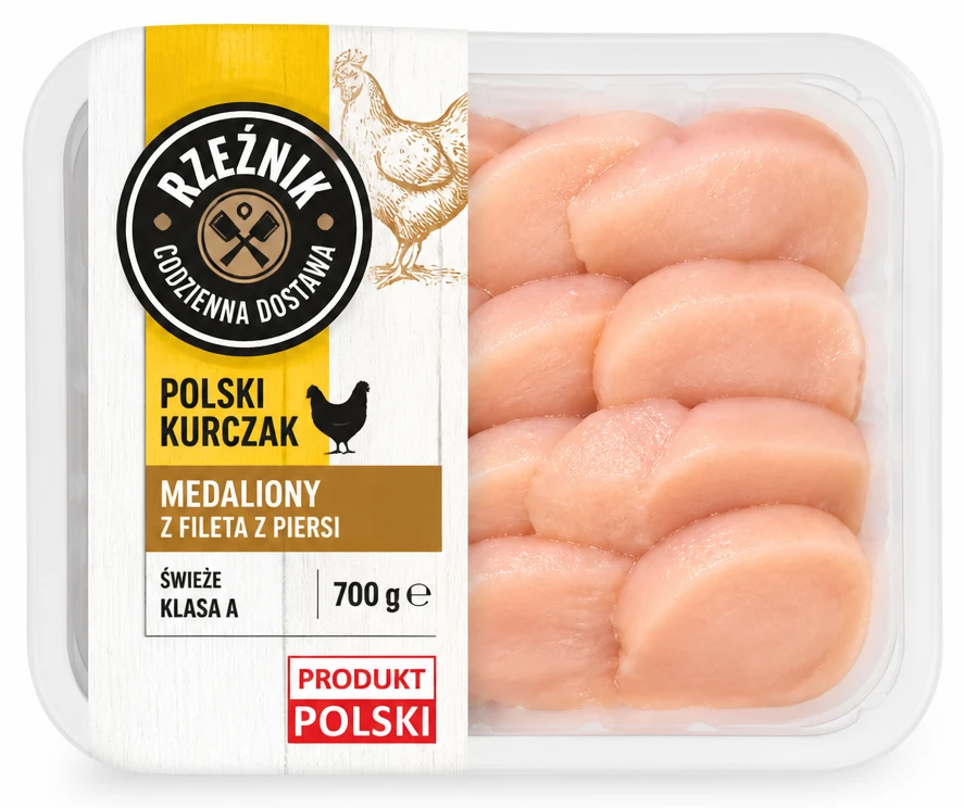 RZEŹNIK Polski kurczak – medaliony z fileta z piersi