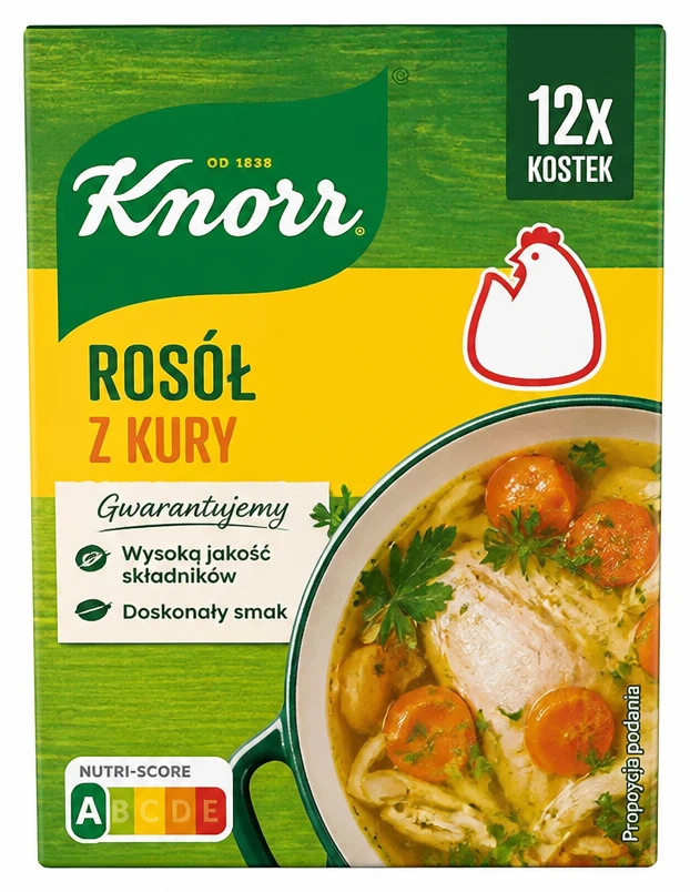KNORR Rosół lub bulion w kostkach