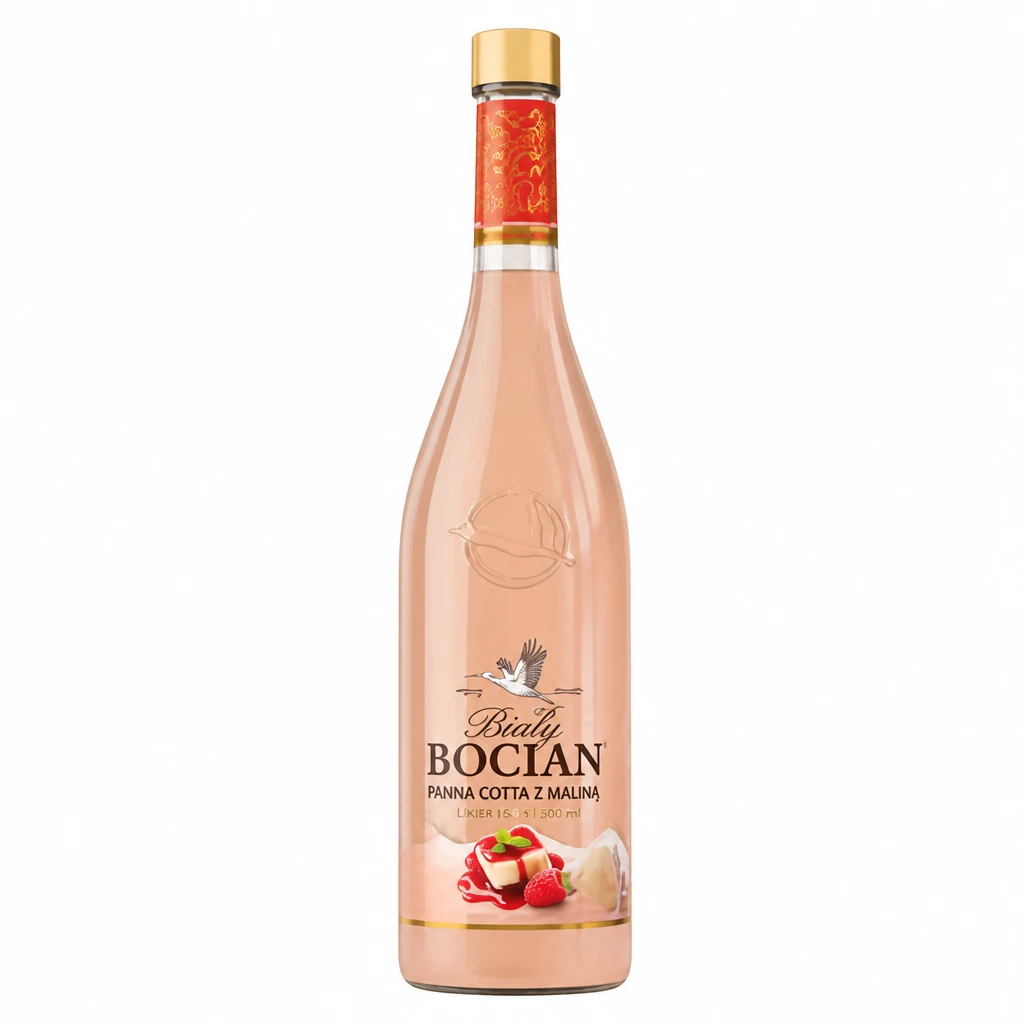 Likier Biały Bocian panna cotta 0,5l 16%