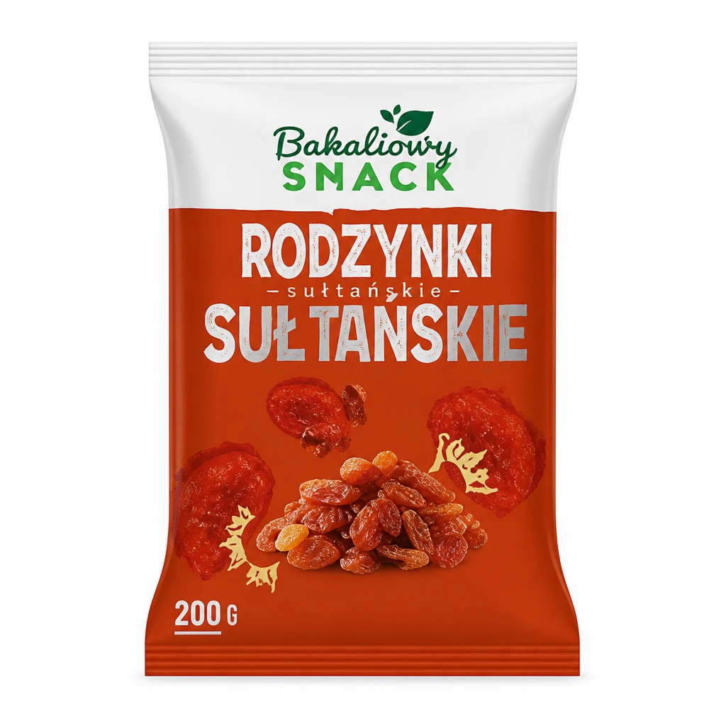 Rodzynki sułtańskie Bakaliowy Snack 200g