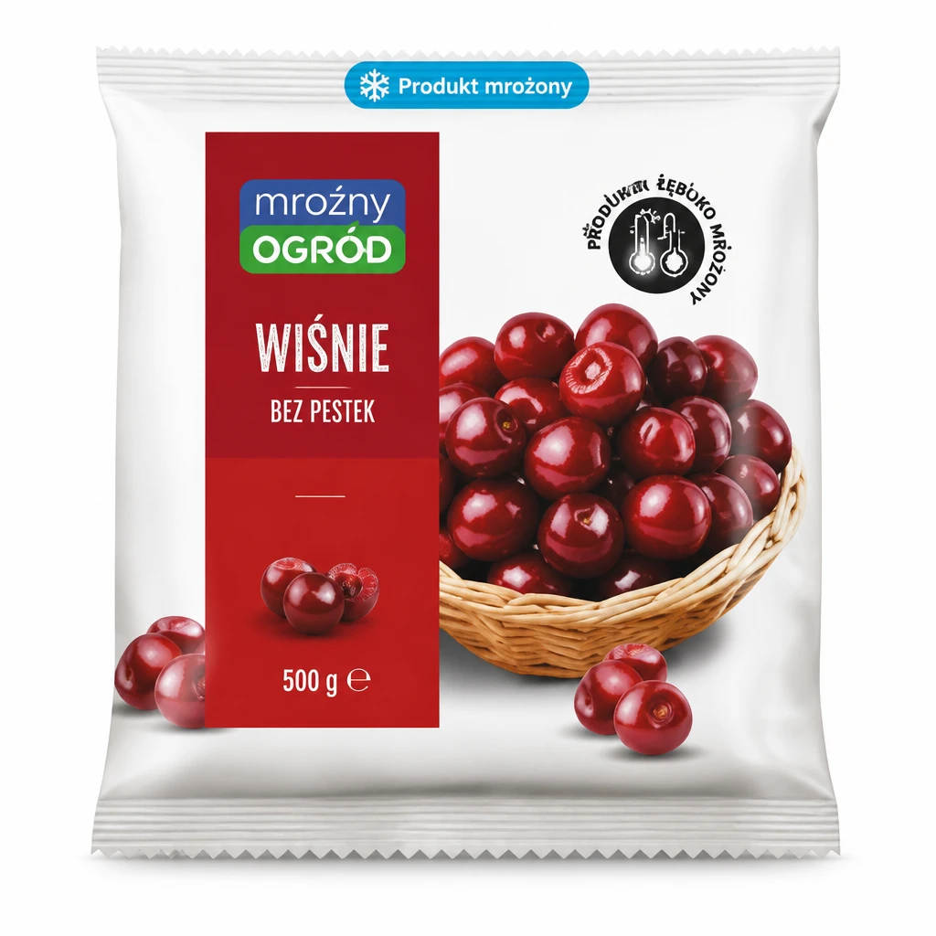 Wiśnie bez pestek Mroźny Ogród 500g