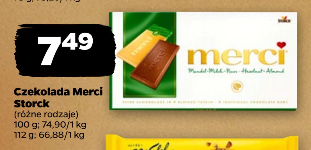 Czekolada Merci Storck