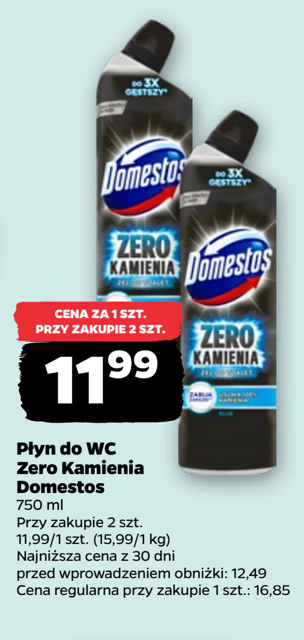 Płyn do WC Zero Kamienia Domestos