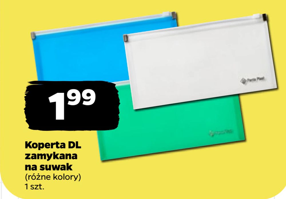 Koperta DL zamykana na suwak