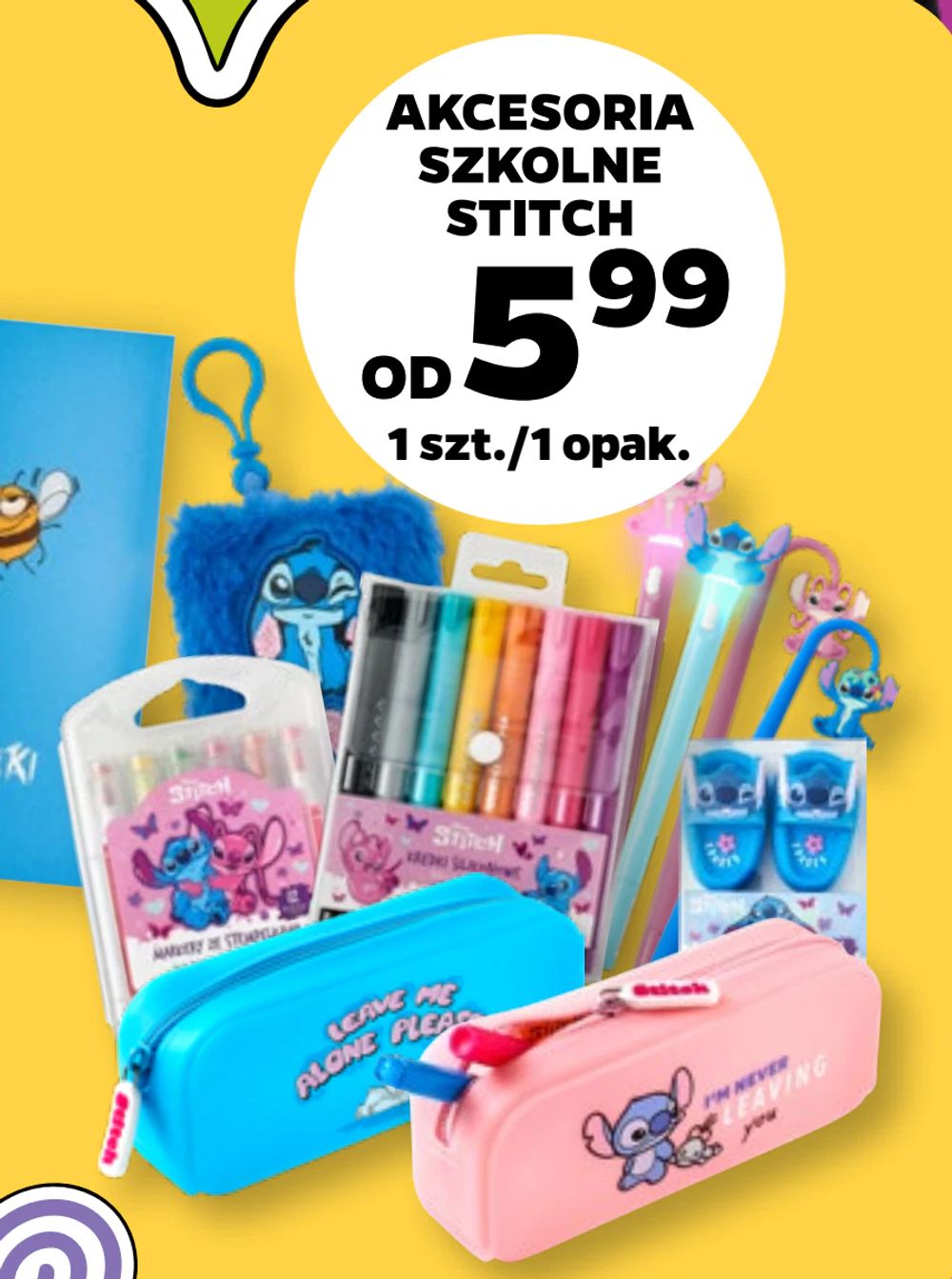 AKCESORIA SZKOLNE STITCH