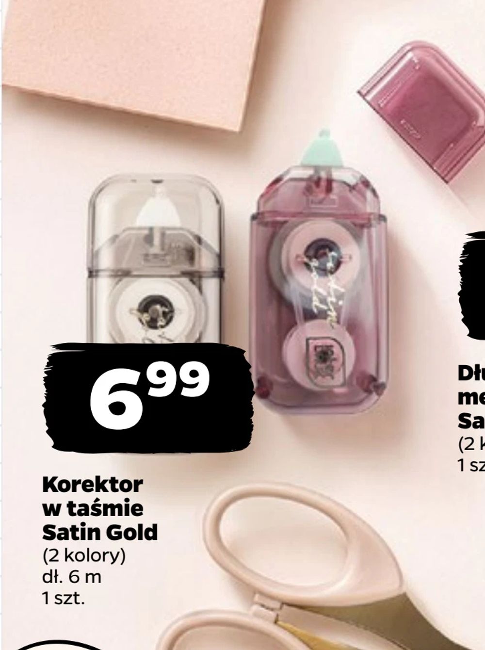 Korektor w taśmie Satin Gold