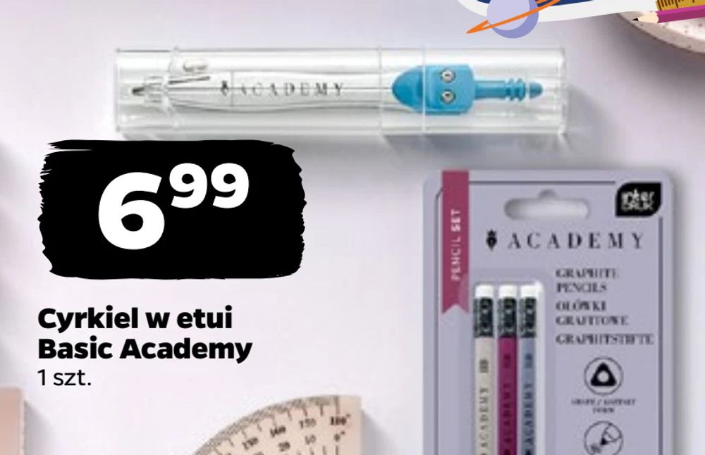Cyrkiel w etui Basic Academy