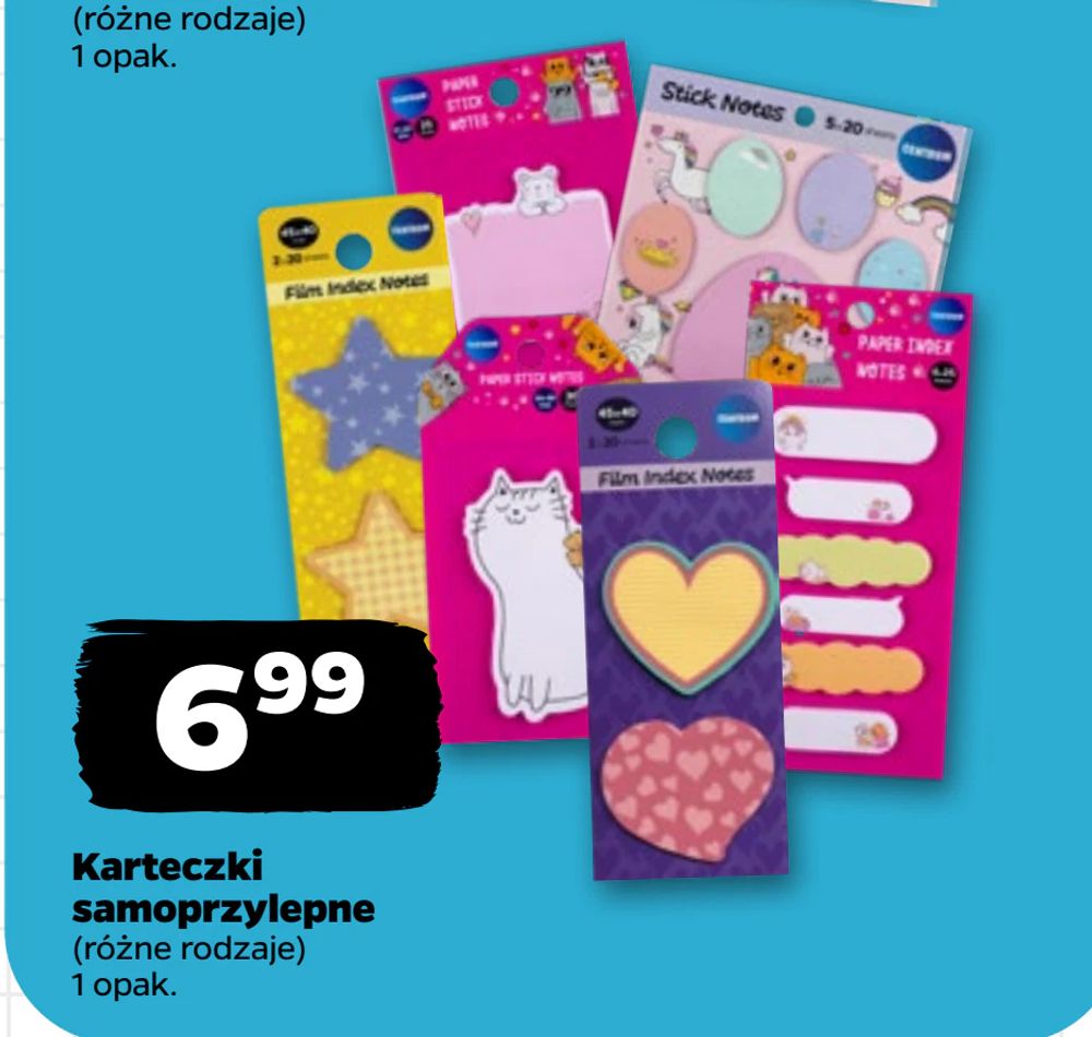 Karteczki samoprzylepne