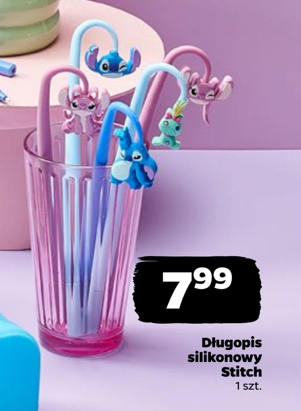 Długopis silikonowy Stitch