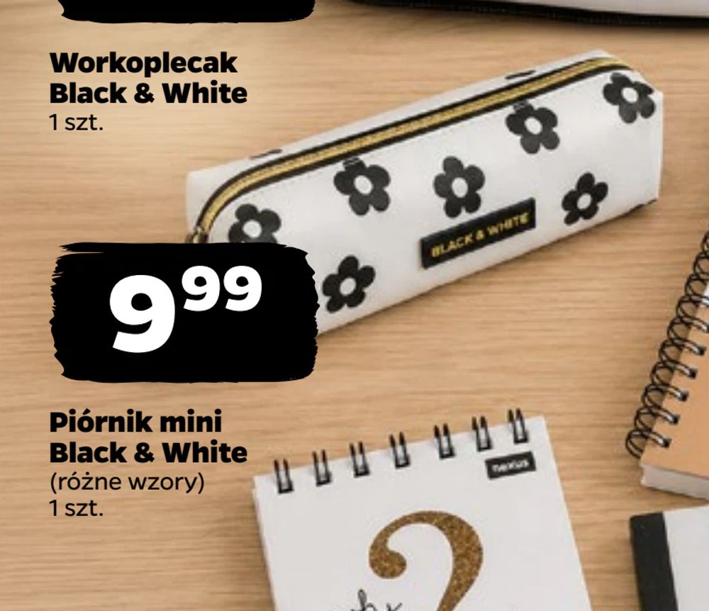 Piórnik mini Black & White