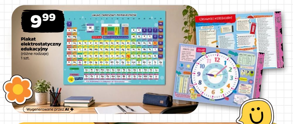 Plakat elektrostatyczny edukacyjny
