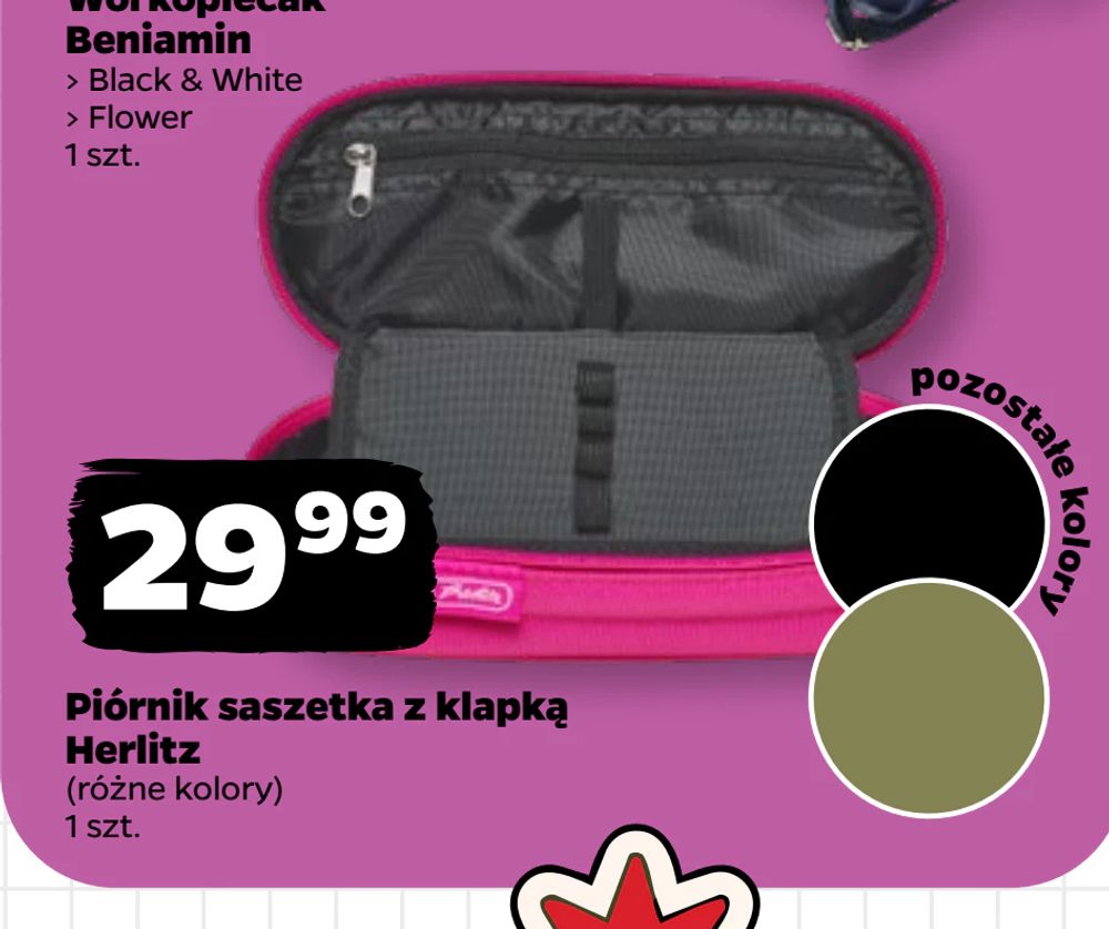 Piórnik saszetka z klapką Herlitz