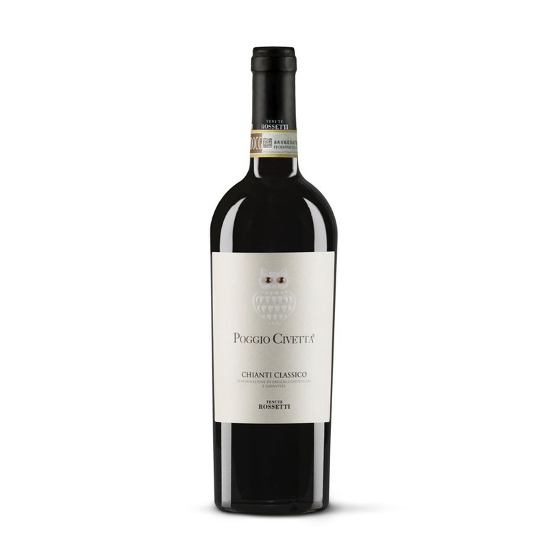 Wino czerwone wytrawne Chianti Classico alk. 13,5% obj. Poggio Civetta 750 ml