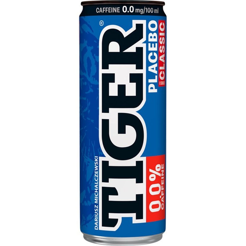 Napój energetyzujący Placebo Classic bez kofeiny TIGER 250 ml