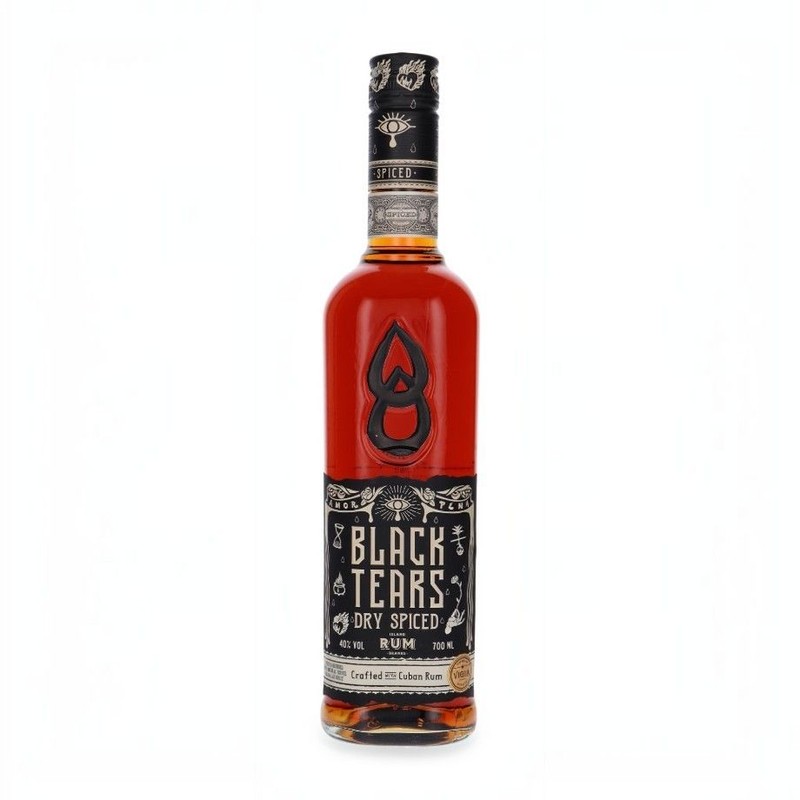 Rum Spiced Dry alk. 40,0% obj. Black Tears 700 ml
