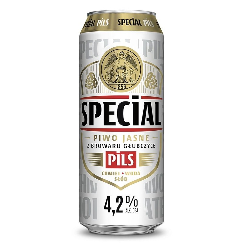 Piwo jasne Pils alk. 4,2% obj. Special 500 ml