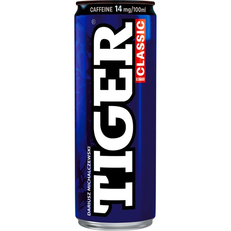 Napój energetyzujący Classic TIGER 250 ml