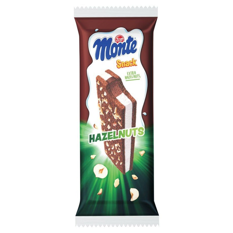 Monte Snack kanapka mleczna orzechowa Zott 29 g