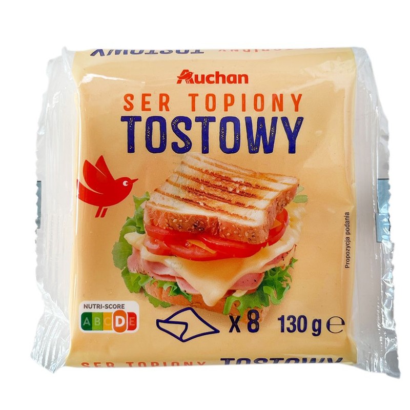 Ser topiony Tostowy Auchan 130 g