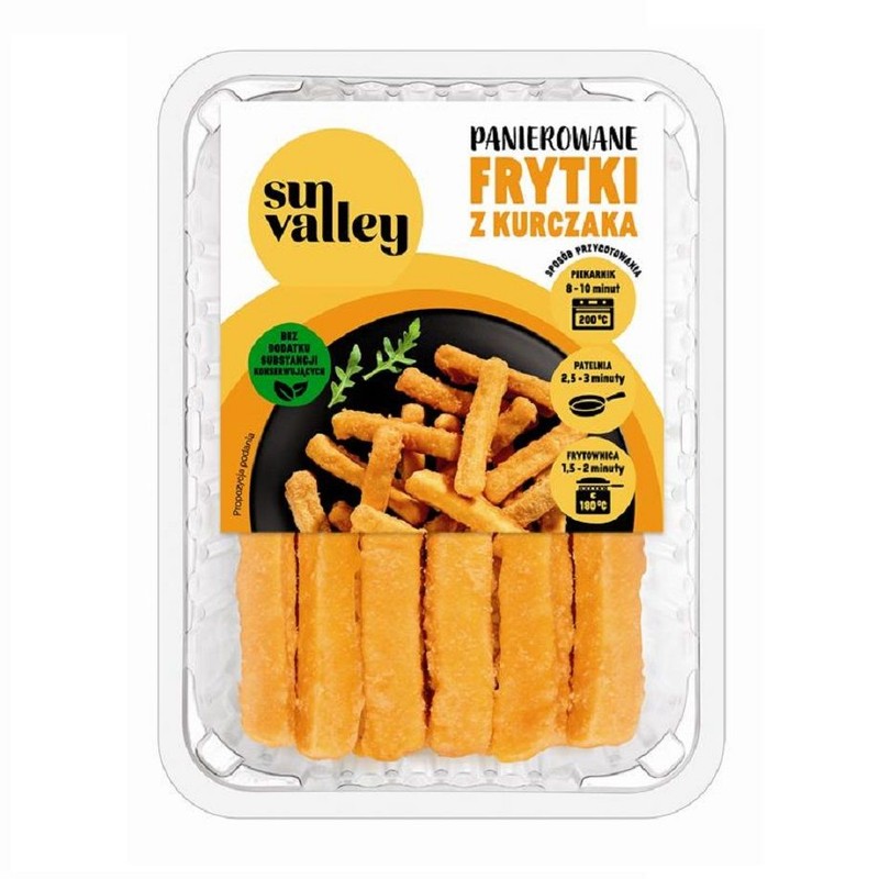 Frytki panierowane z kurczaka Sun Valley 390 g