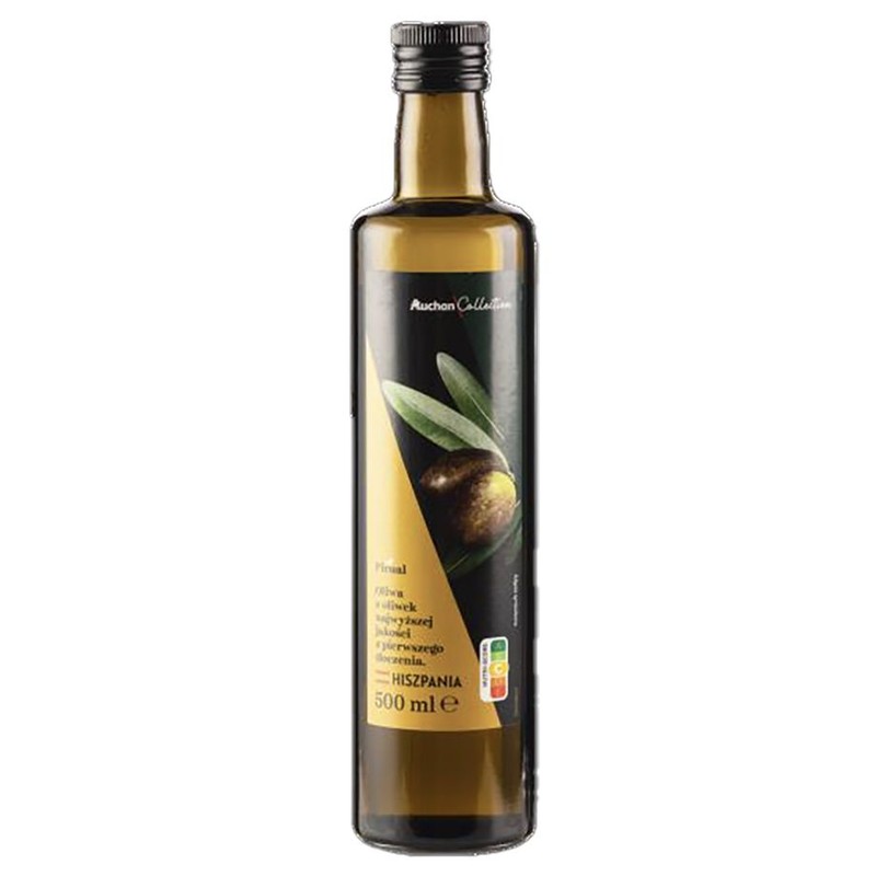 Oliwa z oliwek Picual najwyższej jakości z pierwszego tłoczenia Auchan Collection  Auchan Collection  500 ml