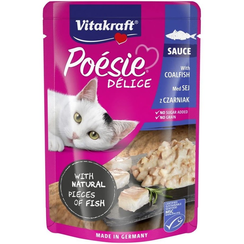 Karma mokra dla kotów czarniak w sosie Vitakraft 85 g