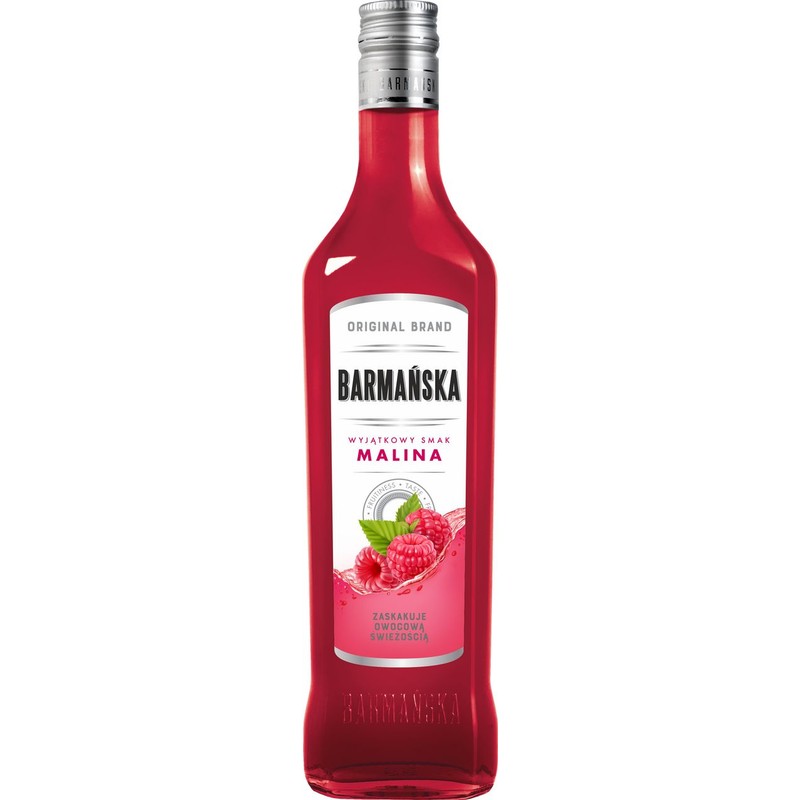 Wódka smakowa Malina alk. 21,0% obj. Barmańska 500 ml