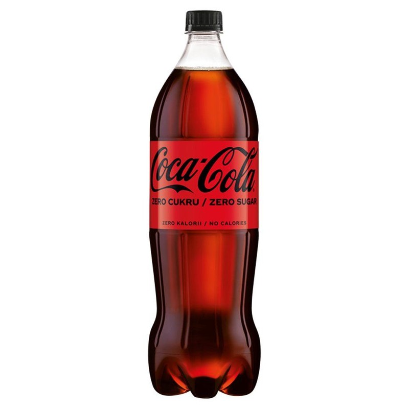 Napój gazowany o smaku cola zero cukru Coca-Cola 1,5 l