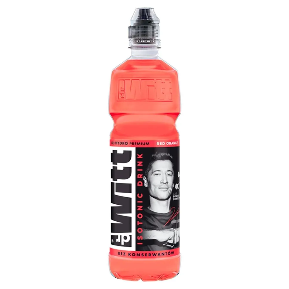 Dr Witt Napój izotoniczny o smaku czerwonej pomarańczy 750 ml