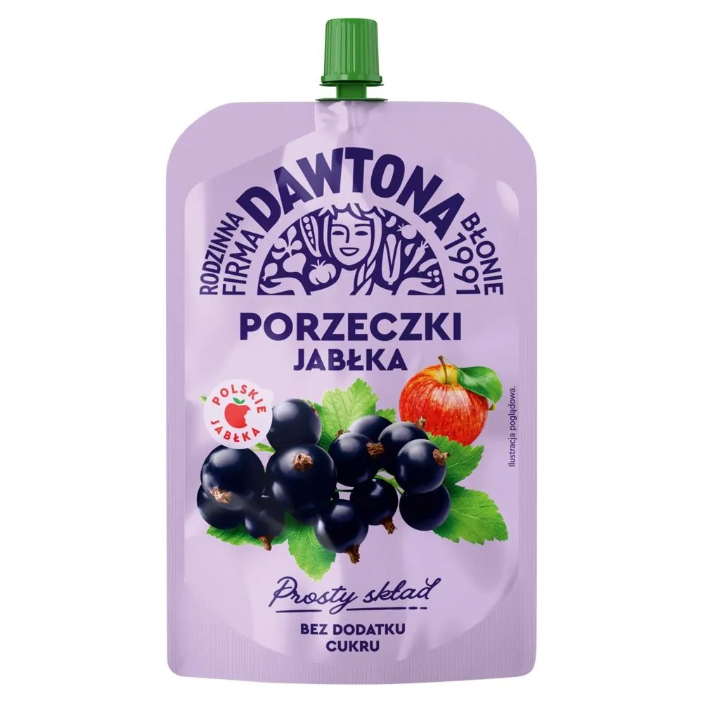 Dawtona Mus porzeczki jabłka 180 g