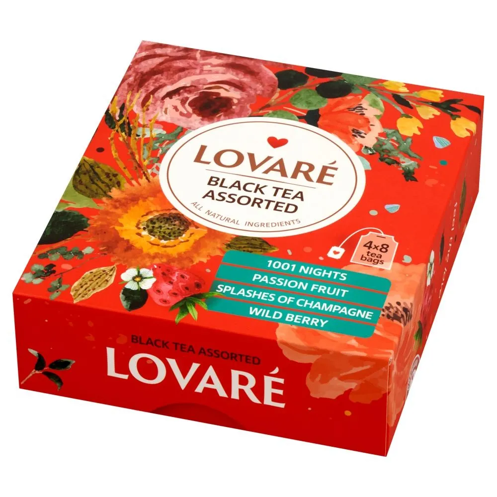 Lovaré Zestaw herbata czarna 64 g (32 x 2 g)