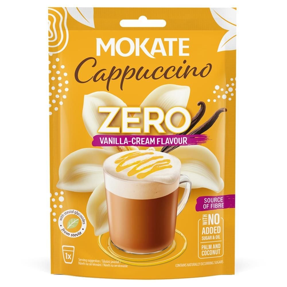 Mokate Zero Cappuccino smak waniliowo-śmietankowy 20 g