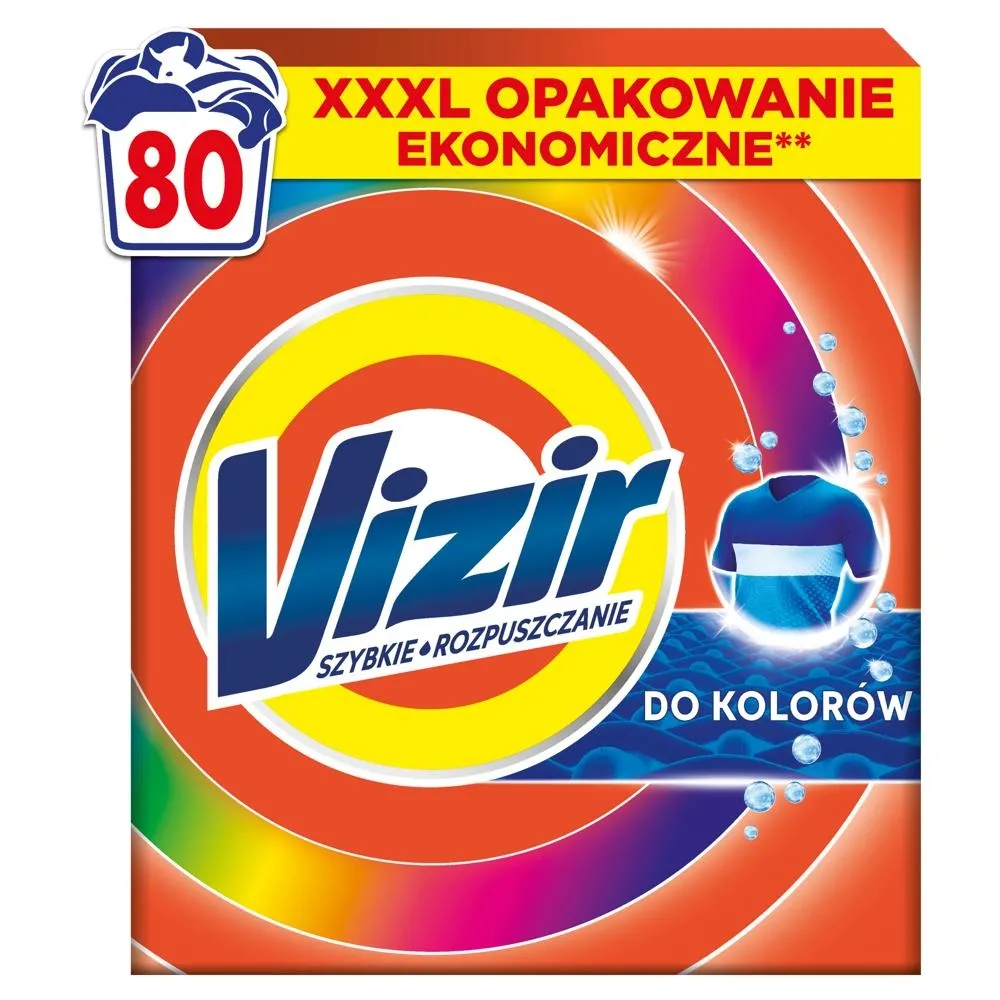 Vizir Proszek Do Prania, Color, 4.4 kg, 80 Prań