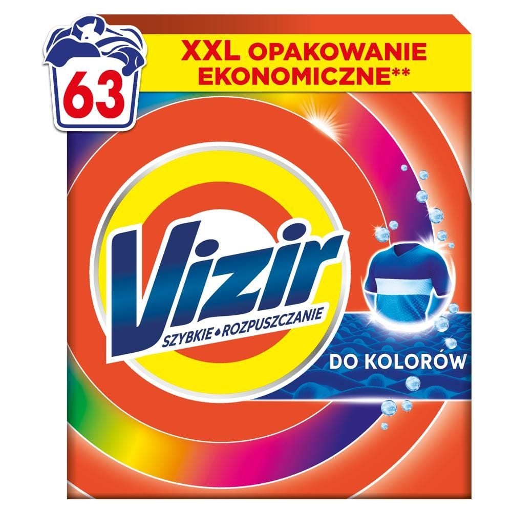 Vizir Proszek Do Prania, Color, 3.465 kg, 63 Prań