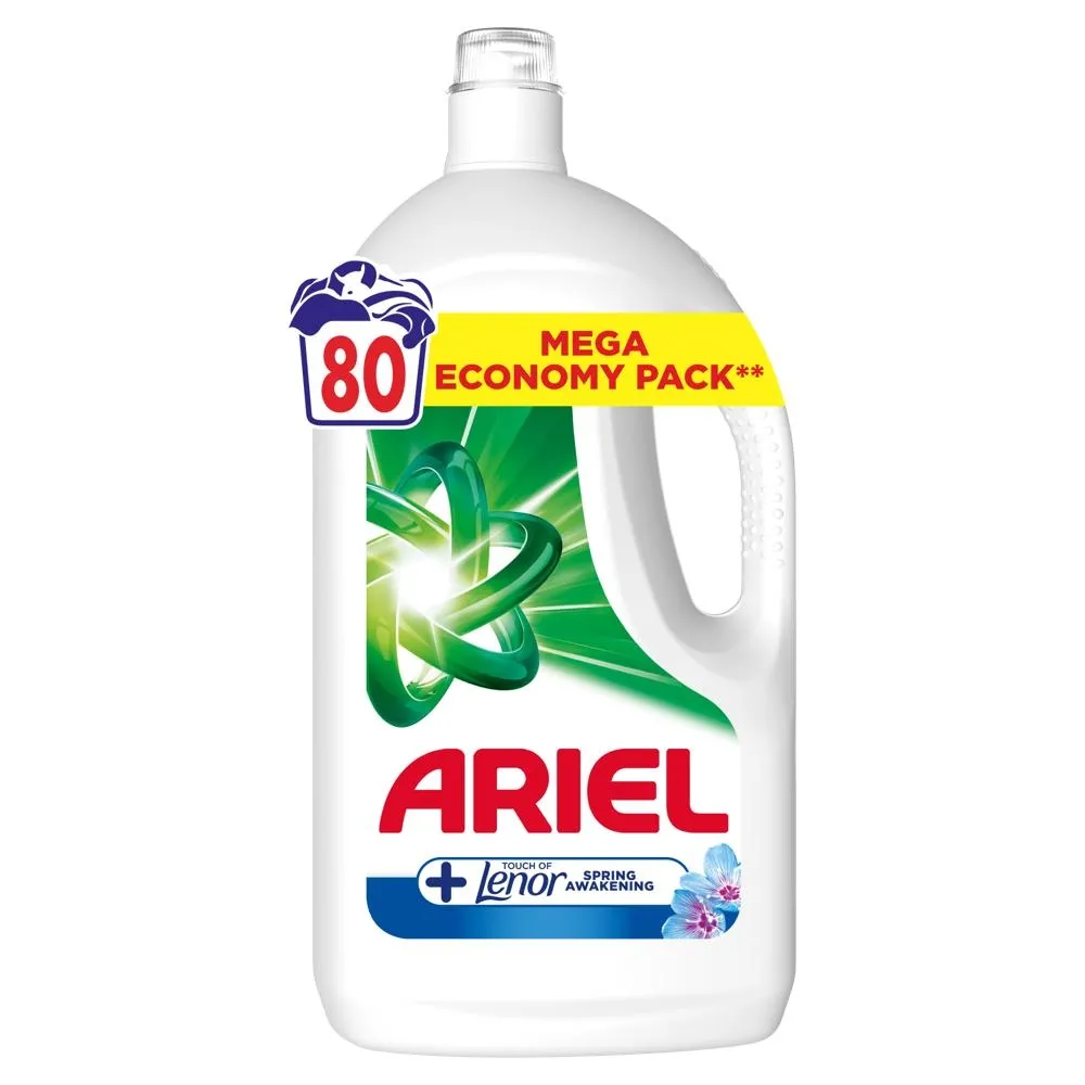 Ariel Płyn Do Prania, + Touch Of Lenor Spring Awakening, 3.6 l, 80 Prań