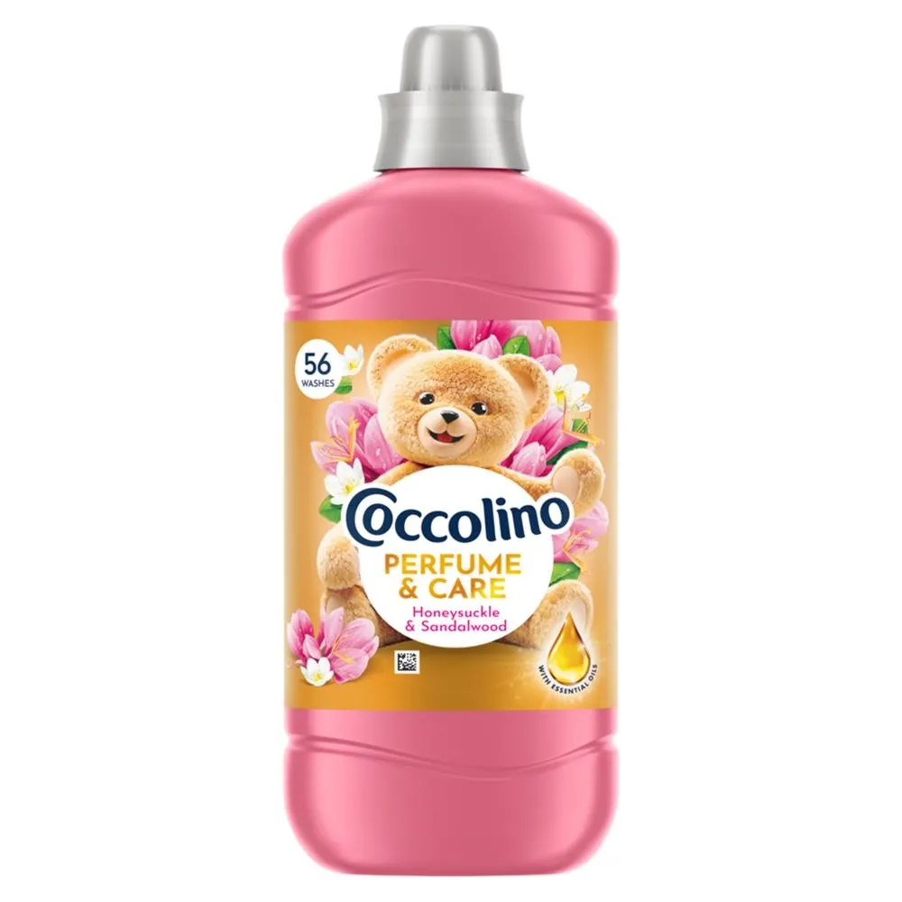 Coccolino Perfume & Care Honeysuckle&Sandalwood Płyn do płukania tkanin koncentrat 1288 ml (56 prań)