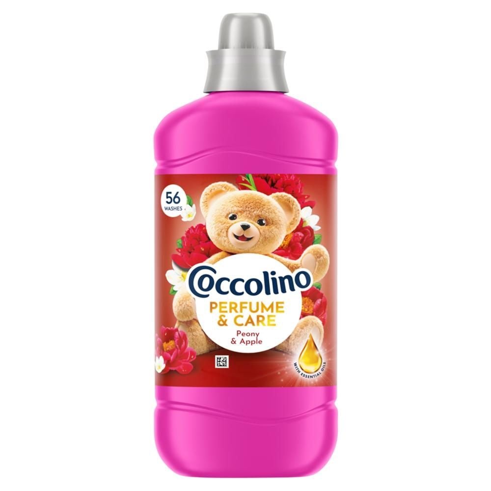 Coccolino Perfume & Care Peony & Apple Płyn do płukania tkanin koncentrat 1288 ml (56 prań)