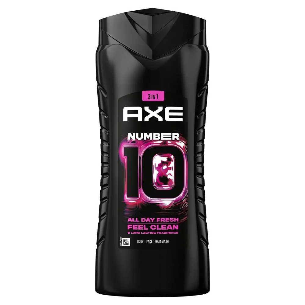 Axe Number 10 Żel pod prysznic 3 w 1 400 ml