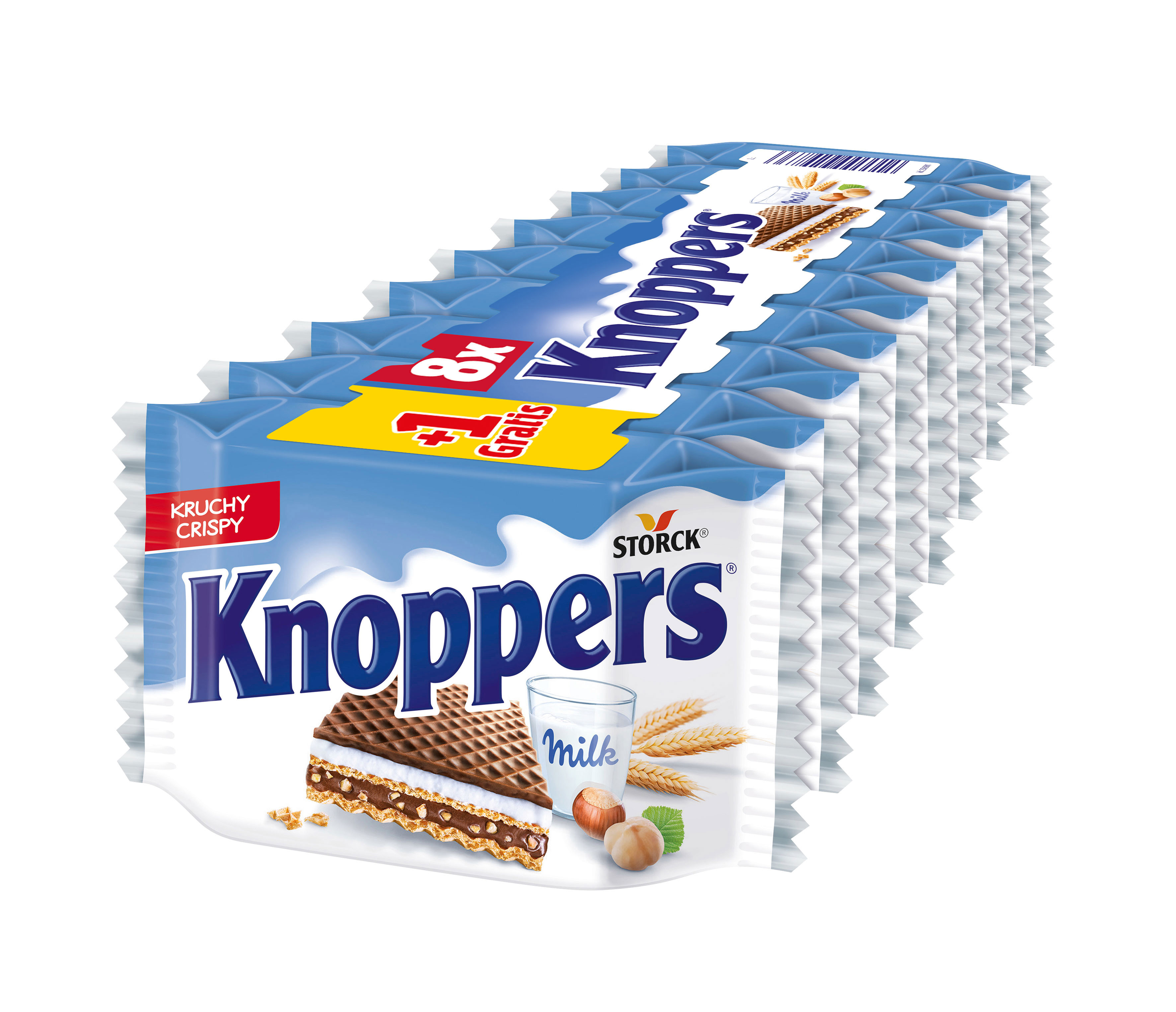 Knoppers 8+1 Gratis 225G