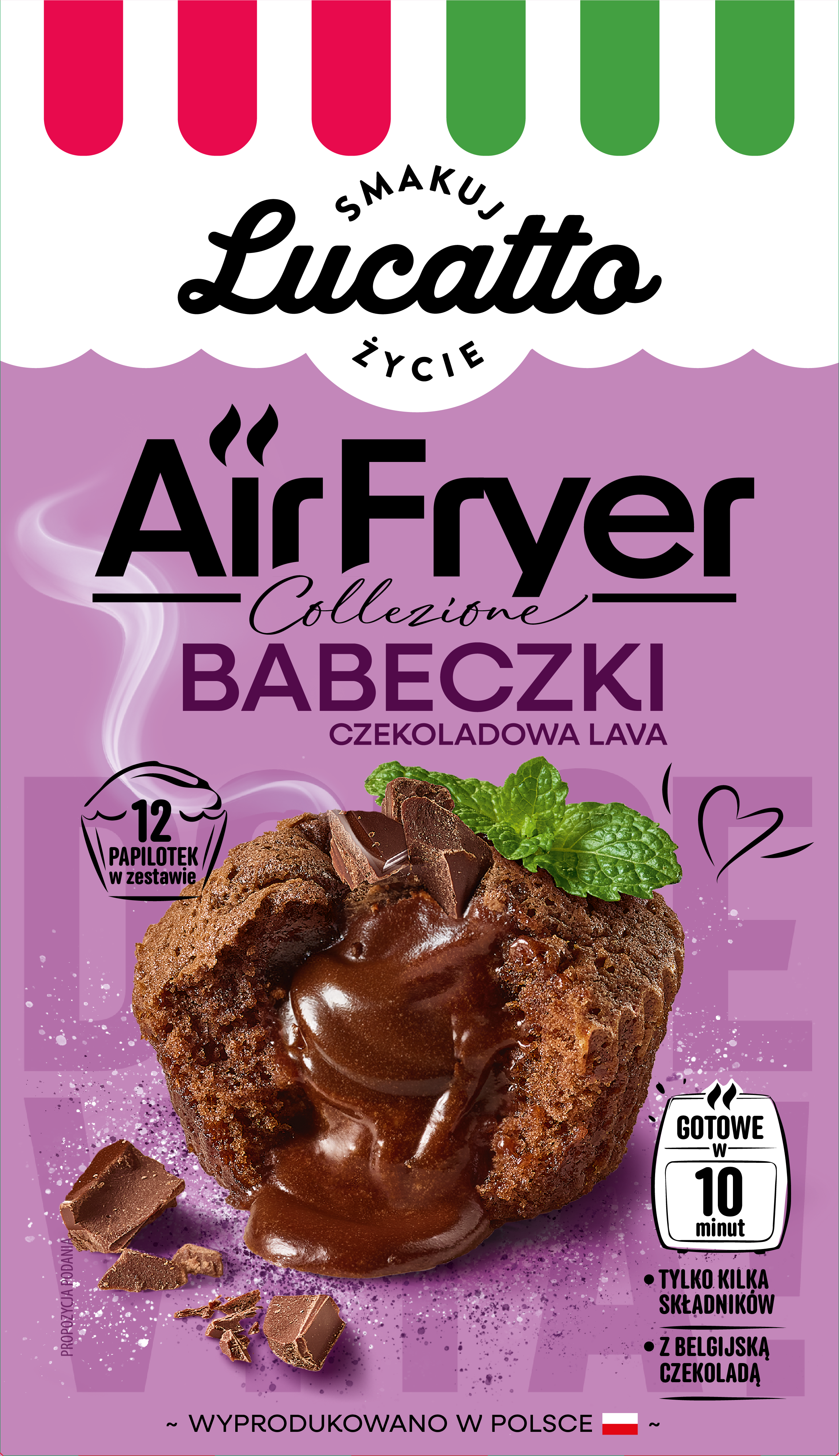 Babeczki Lava Czekoladowa Lucatto 250G