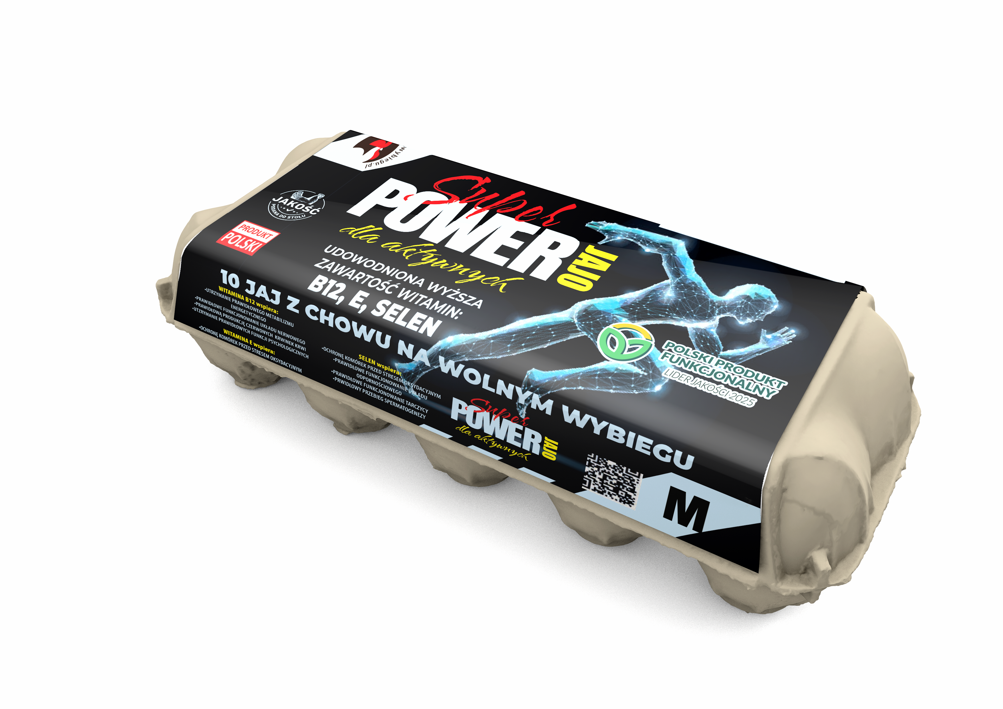 Jaja Super Power M Z Wolnego Wybiegu 10Szt
