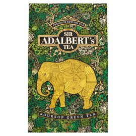 Adalbert's Tea Herbata zielona z wyciągiem z flaszowca miękkociernistego liściasta 100 g