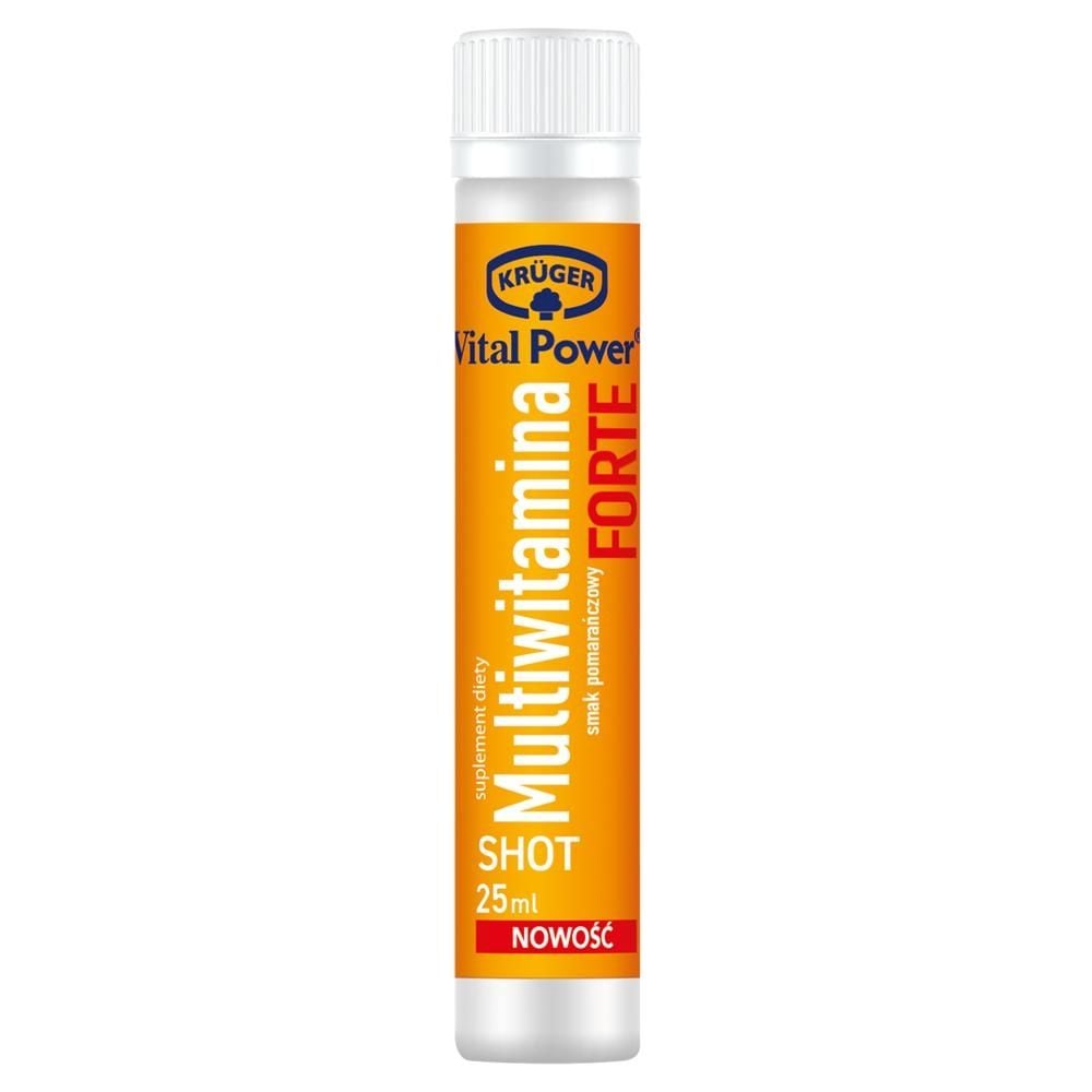 Krüger Vital Power Shot multiwitamina forte smak pomarańczowy 25 ml
