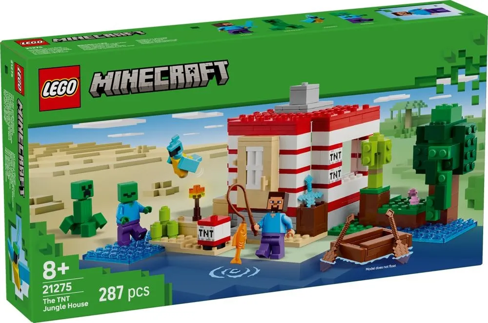 LEGO Minecraft 21275 Dom TNT w dżungli 21275